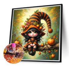 Load image into Gallery viewer, Diamond Painting - Full Round - Pumpkin witch (40*40CM)
