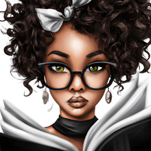 Load image into Gallery viewer, 3pcs Round Diamond Painting Set - Girl (30*30CM)