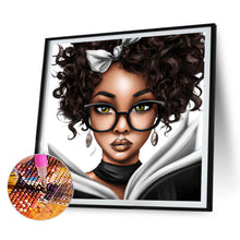Load image into Gallery viewer, 3pcs Round Diamond Painting Set - Girl (30*30CM)