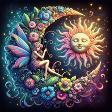 Load image into Gallery viewer, 4pcs Round Diamond Painting Set - Angel wings (30*30CM)