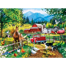 Load image into Gallery viewer, 2pcs Round Diamond Painting Set - Animal (40*30CM)