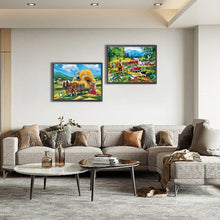 Load image into Gallery viewer, 2pcs Round Diamond Painting Set - Animal (40*30CM)