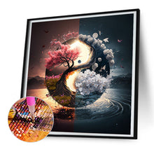 Load image into Gallery viewer, 2pcs Round Diamond Painting Set - Flowers and plants (30*30CM)