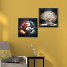 Load image into Gallery viewer, 2pcs Round Diamond Painting Set - Flowers and plants (30*30CM)