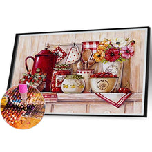 Load image into Gallery viewer, 3pcs Round Diamond Painting Set - Still life (30*40CM)