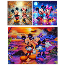 Load image into Gallery viewer, 3pcs Round Diamond Painting Set - Cartoon (30*40CM)