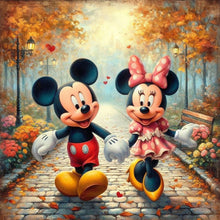 Load image into Gallery viewer, 3pcs Round Diamond Painting Set - Cartoon (30*40CM)