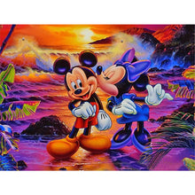 Load image into Gallery viewer, 3pcs Round Diamond Painting Set - Cartoon (30*40CM)