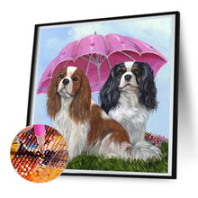 Load image into Gallery viewer, 2pcs Round Diamond Painting Set - Animal (40*40CM)