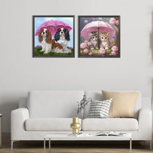 Load image into Gallery viewer, 2pcs Round Diamond Painting Set - Animal (40*40CM)