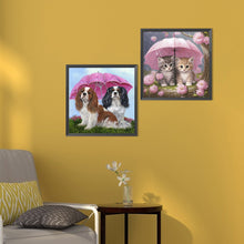 Load image into Gallery viewer, 2pcs Round Diamond Painting Set - Animal (40*40CM)