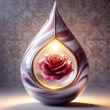 Load image into Gallery viewer, Diamond Painting - Full Round - Spotlight rose (40*40CM)