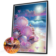 Load image into Gallery viewer, 2pcs Round Diamond Painting Set - Dream shell (30*40CM)