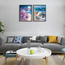 Load image into Gallery viewer, 2pcs Round Diamond Painting Set - Dream shell (30*40CM)