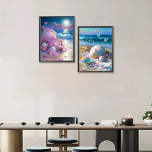 Load image into Gallery viewer, 2pcs Round Diamond Painting Set - Dream shell (30*40CM)