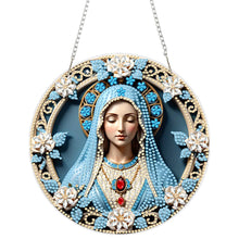 Load image into Gallery viewer, Acrylic Special Shape Holy Mother Diamond Painting Decor for Garden Window Decor