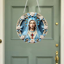 Load image into Gallery viewer, Acrylic Special Shape Holy Mother Diamond Painting Decor for Garden Window Decor