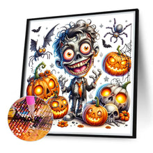 Load image into Gallery viewer, Diamond Painting - Full Round - Halloween horror night (40*40CM)