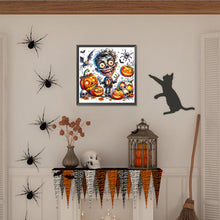 Load image into Gallery viewer, Diamond Painting - Full Round - Halloween horror night (40*40CM)