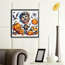 Load image into Gallery viewer, Diamond Painting - Full Round - Halloween horror night (40*40CM)