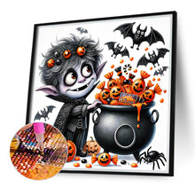 Load image into Gallery viewer, Diamond Painting - Full Round - Halloween horror night (40*40CM)