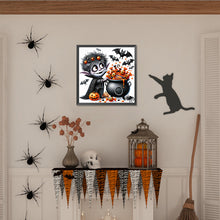 Load image into Gallery viewer, Diamond Painting - Full Round - Halloween horror night (40*40CM)