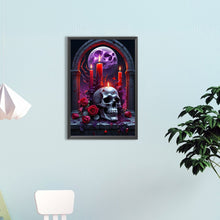 Load image into Gallery viewer, Diamond Painting - Full Round - Dark skull candlestick (40*60CM)