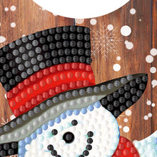 Load image into Gallery viewer, Christmas Candle Flower Diamond Painting Door Handle Hanging Sign for Art Crafts