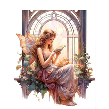 Load image into Gallery viewer, Diamond Painting - Full Round - Elf girl reading (30*40CM)