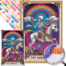 Load image into Gallery viewer, AB Diamond Painting - Full Round - Skeleton on horse (40*60CM)