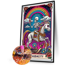 Load image into Gallery viewer, AB Diamond Painting - Full Round - Skeleton on horse (40*60CM)