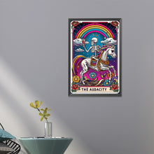 Load image into Gallery viewer, AB Diamond Painting - Full Round - Skeleton on horse (40*60CM)