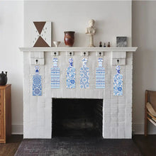 Load image into Gallery viewer, 4Pcs Flower Pattern 5D DIY Diamond Painting Serving Tray for Desk Coffee Table