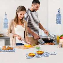 Load image into Gallery viewer, 4Pcs Flower Pattern 5D DIY Diamond Painting Serving Tray for Desk Coffee Table