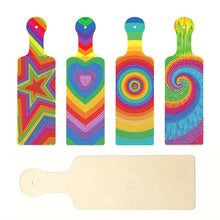 Load image into Gallery viewer, 4Pcs Flower Pattern 5D DIY Diamond Painting Serving Tray for Desk Coffee Table