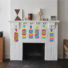 Load image into Gallery viewer, 4Pcs Flower Pattern 5D DIY Diamond Painting Serving Tray for Desk Coffee Table