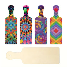 Load image into Gallery viewer, 4Pcs Flower Pattern 5D DIY Diamond Painting Serving Tray for Desk Coffee Table