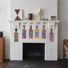 Load image into Gallery viewer, 4Pcs Flower Pattern 5D DIY Diamond Painting Serving Tray for Desk Coffee Table