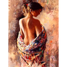 Load image into Gallery viewer, 3pcs Round Diamond Painting Set - Woman (30*40CM)