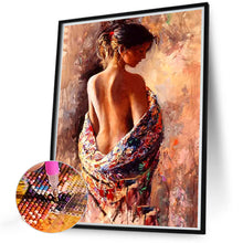 Load image into Gallery viewer, 3pcs Round Diamond Painting Set - Woman (30*40CM)