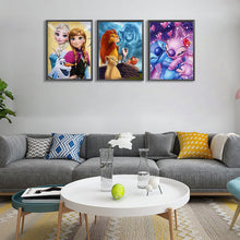 Load image into Gallery viewer, 3pcs Round Diamond Painting Set - Cartoon (30*40CM)
