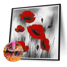 Load image into Gallery viewer, 3pcsRound Diamond Painting Set - Flowers and plants (30*30CM)