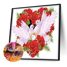 Load image into Gallery viewer, 3pcsRound Diamond Painting Set - Flowers and plants (30*30CM)