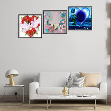 Load image into Gallery viewer, 3pcsRound Diamond Painting Set - Flowers and plants (30*30CM)