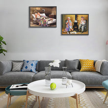 Load image into Gallery viewer, 2pcs Round Diamond Painting Set - Old man (40*30CM)