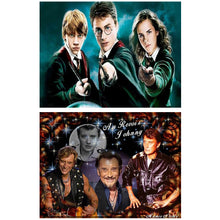 Load image into Gallery viewer, 2pcs Round Diamond Painting Set - Celebrity (40*30CM)