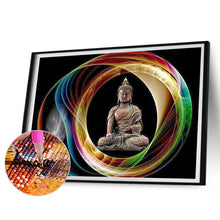 Load image into Gallery viewer, 2pcs Round Diamond Painting Set - Buddha statue (40*30CM)