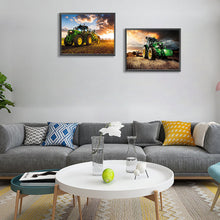 Load image into Gallery viewer, 2pcs Round Diamond Painting Set - Truck (40*30CM)