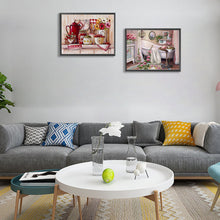 Load image into Gallery viewer, 2pcs Round Diamond Painting Set - Home (40*30CM)