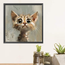 Load image into Gallery viewer, Diamond Painting - Full Round - Cute cat (30*30CM)